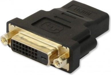 Përshtatës Adapter AV Techly HDMI - DVI-D, i zi
