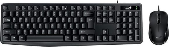 Сет тастатура и глушец Genius KM-170 Copilot, USB, 1200 DPI, црн