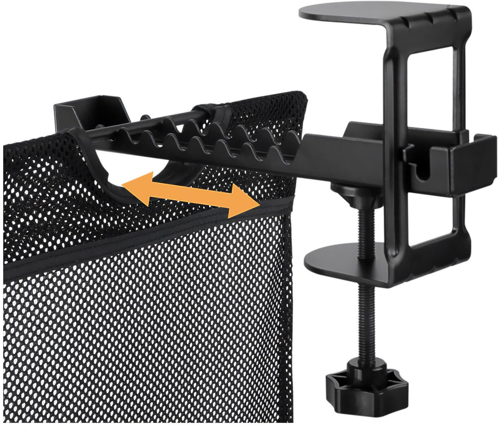 Organizues kabllosh Brateck OKW-117M, montim pas tavoline, plastikë, i zi