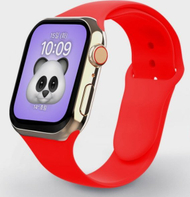 Rrip ore Swissten Silicone për Apple Watch, 42 44 mm, silikon, i kuq