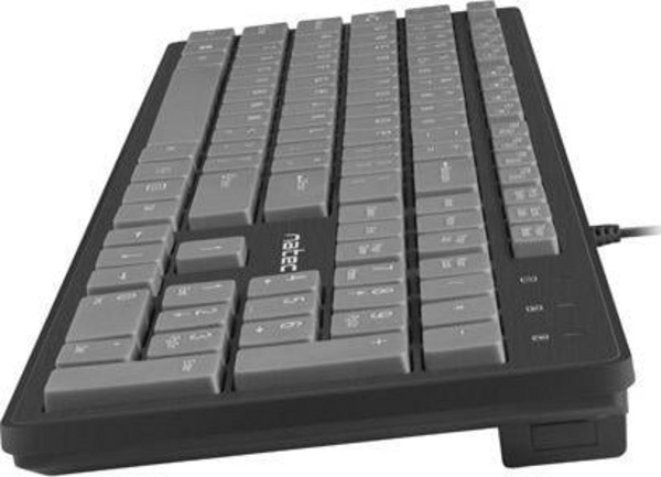 Tastierë Natec Discus 1_807742, e zezë/hirtë, US