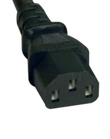 Kabllo rryme Value 19.99.1018, 1.8m, IEC C13, e zezë