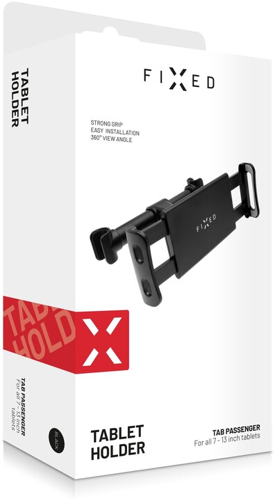 Mbajtëse FIXED Tab Passenger për tablet, për mbështetëse, e zezë