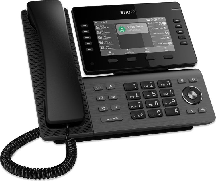 Telefoni IP Snom D815W, ekran TFT me ngjyra, Wi-Fi, i zi