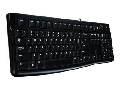 Tastierë Logitech K120 for Business, USB, me kabllo, e zezë
