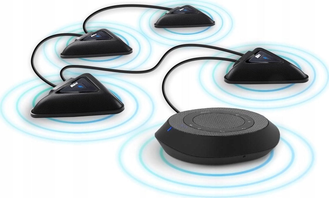 Mikrofon shtesë AVer për VC520 Pro2 dhe FONE540, set 2 copë, i zi