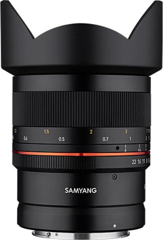 Objektiv Samyang MF 14mm f/2.8 për Canon RF, f/2.8, ultra këndor, i zi
