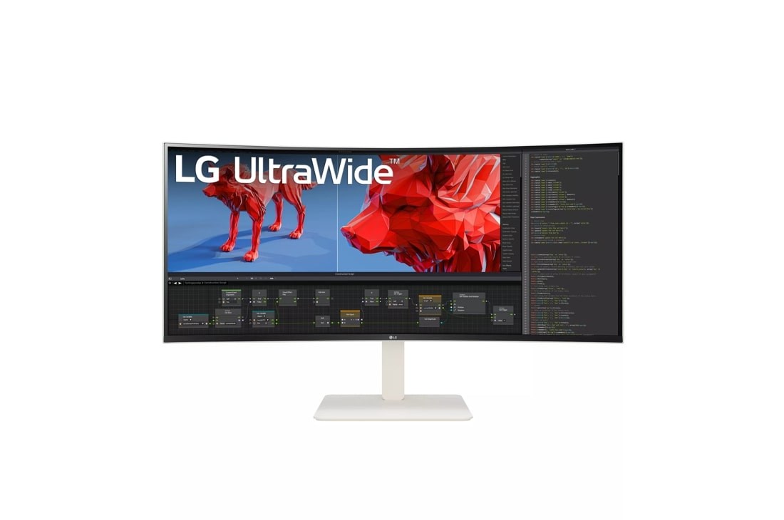 Monitor LG 38WR85QC-W, 38”, UltraWide Quad HD, i bardhë