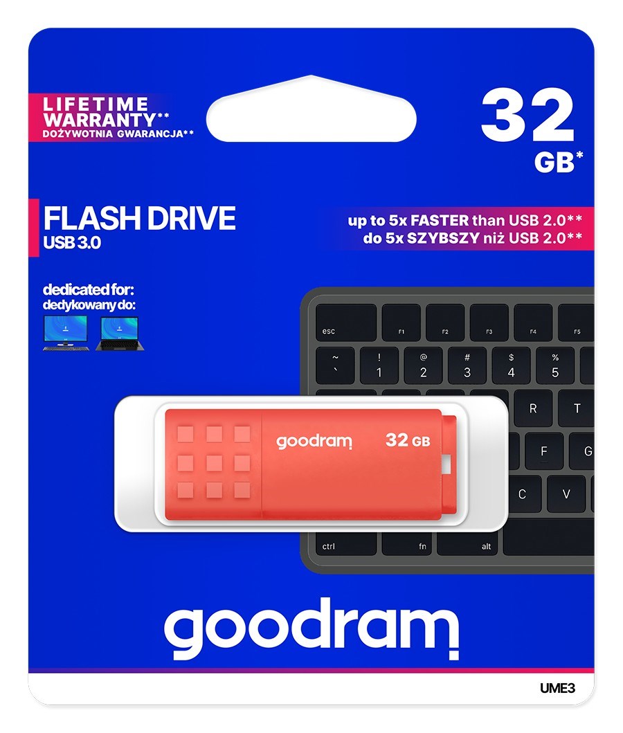 USB Goodram, 32 GB, USB Type-A