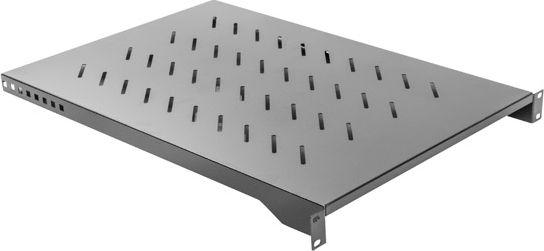 Lanberg AK-1010-B 19" Полица за Rack, 1U, Црна