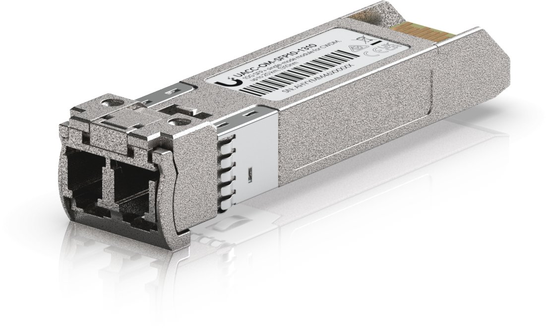 Modul transceiver rrjeti Ubiquiti UACC-OM-SFP10-1310, SFP+, 10 Gbps, fibër optike single mode
