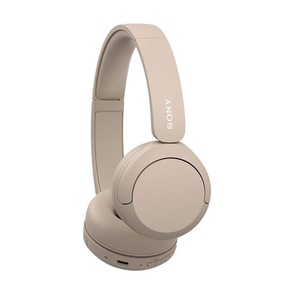 Слушалки Sony WH-CH520, беж