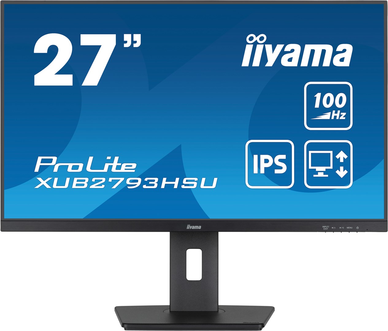 Monitor iiyama ProLite computer, 27", 1920 x 1080, 100 Hz, i zi