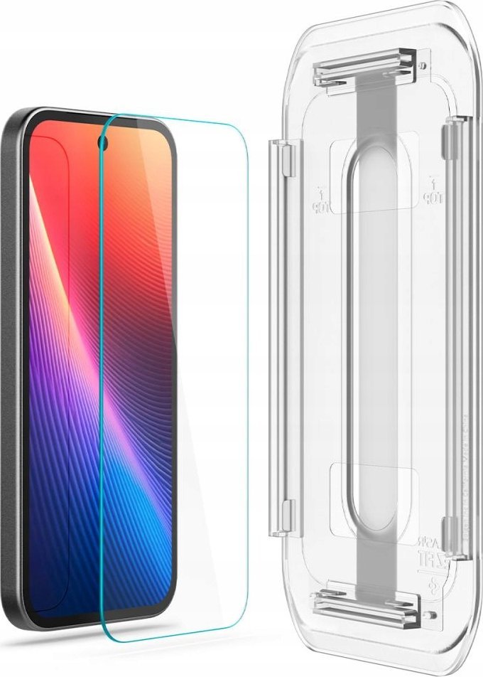 Mbrojtës ekrani Spigen Glass TR EZ Fit, 2 copë, xham i temperuar, transparent