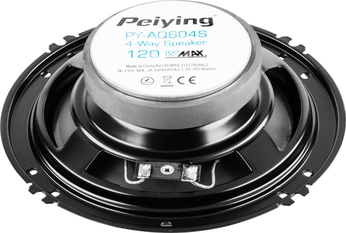 Altoparlantë veture PeiYing PYAQ604S, 6", 4 way, 4 Ohm