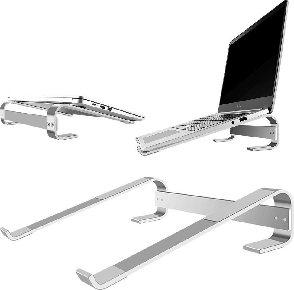 Stendë laptopi Strado Aluminum Stand Simple S1, 18", alumini, argjendtë