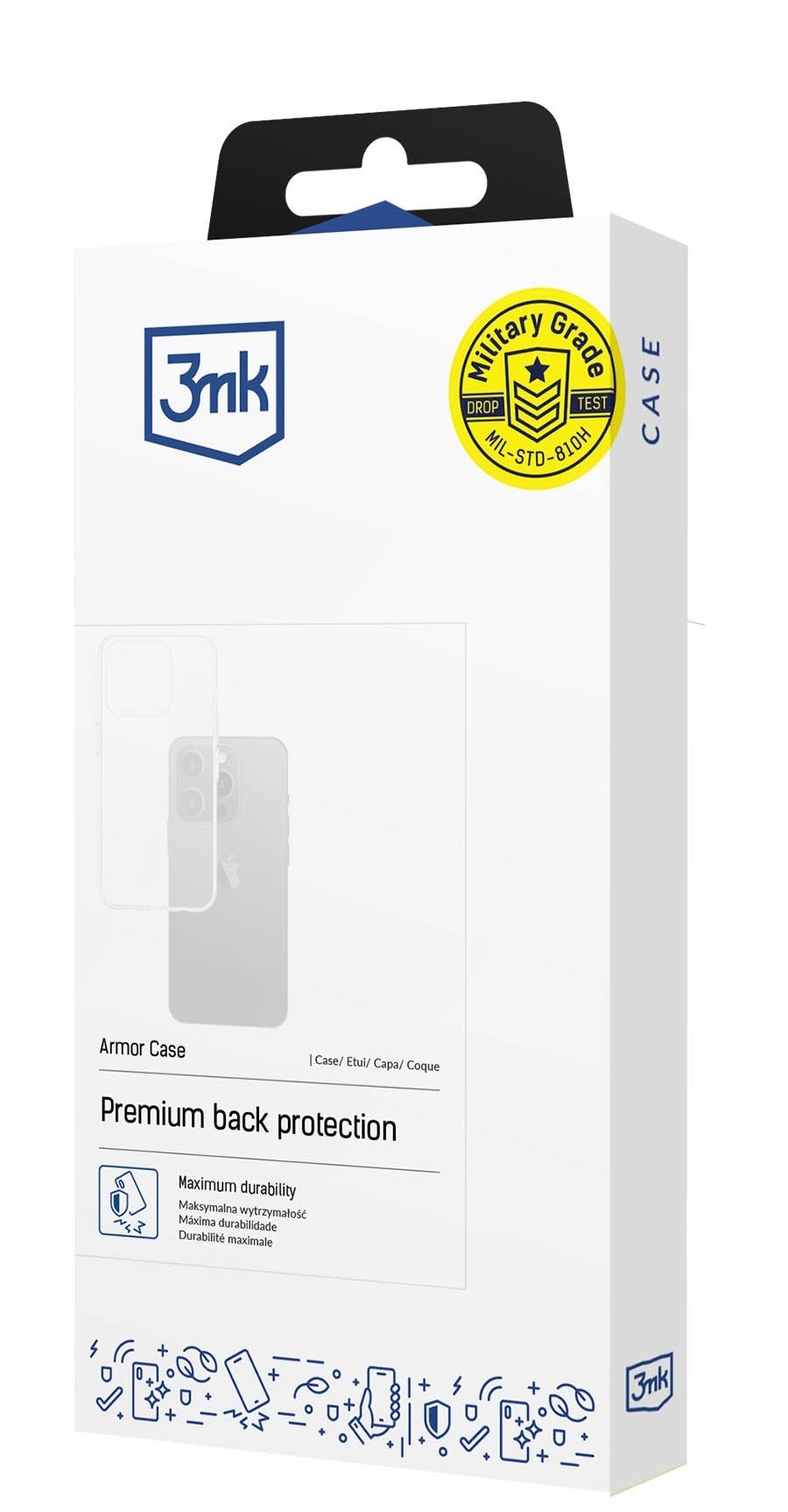 Заштитна маска 3mk Armor Case за Samsung Galaxy S26 Ultra, оклопна, проѕирна