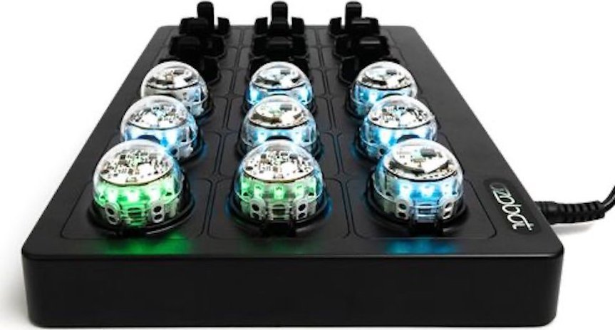 Бежична станица за полнење Ozobot Bit+, 12 слотови, USB-C, црна
