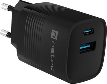 Karikues Natec Ribera GaN NUC-2141, 30W, 1x USB A, 1x USB C