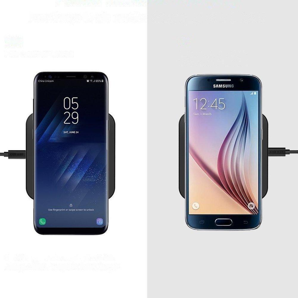 Karikues wireless Choetech Qi, set 2 copë, 10W, i zi