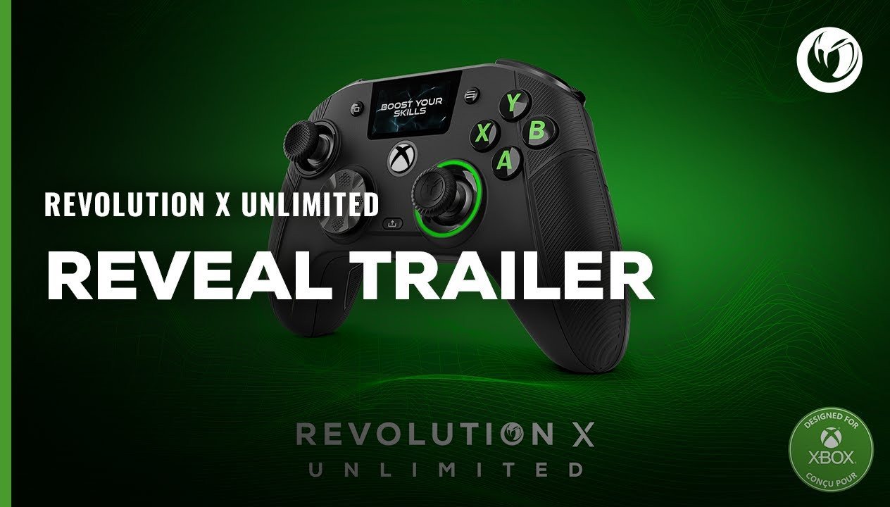 Gamepad NACON Revolution X Unlimited, për Xbox dhe PC, me kabllo dhe pa kabllo, i zi