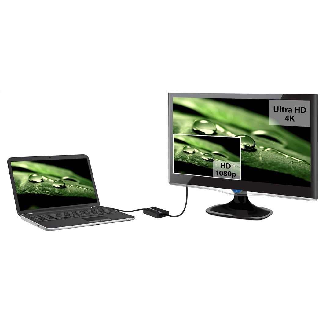 Përshtatës USB 3.0 në HDMI Startech USB32HD4K, 4K 30Hz, i zi