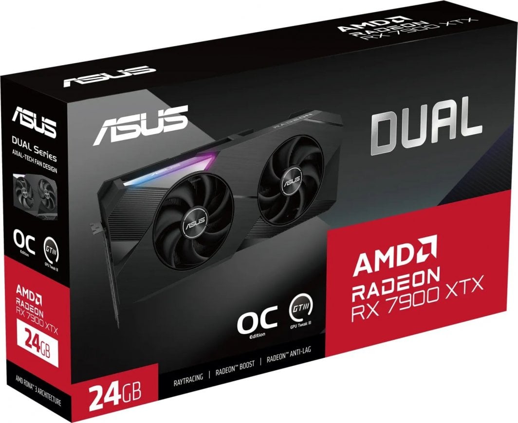 Графичка картичка Asus Dual Radeon RX 7900 XTX OC 24GB GDDR6