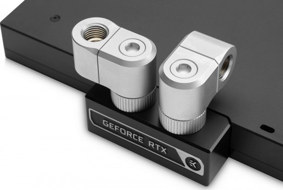 Përshtatës ftohjeje uji EK Water Blocks EK Quantum Torque, double rotary, offset 21mm, satin titanium