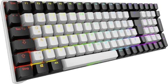 Механичка тастатура Sharkoon SGK50 S2, Tenkeyless, RF и со кабел, со LED