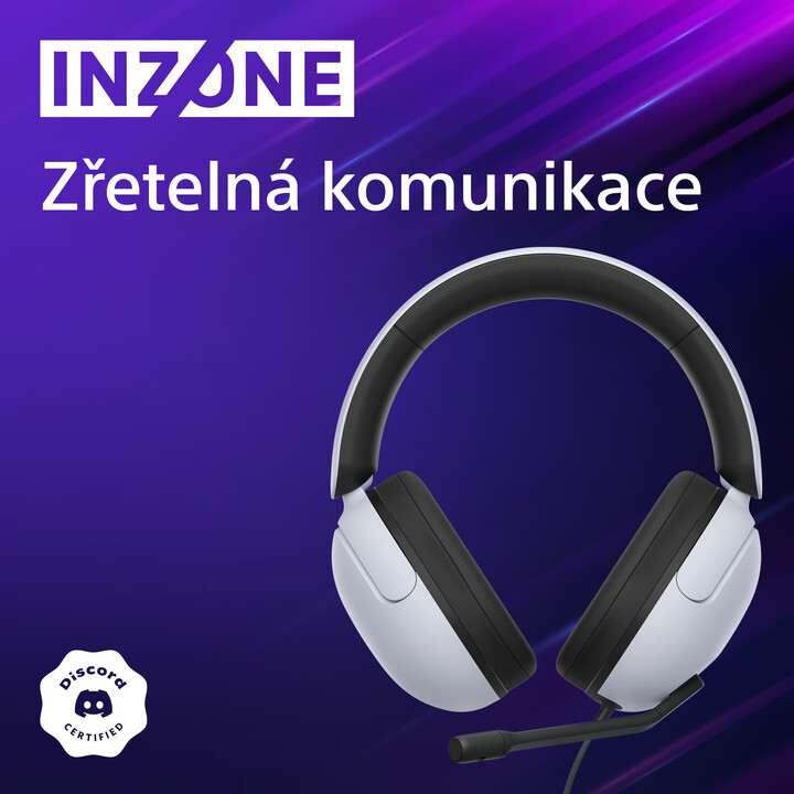 Kufje Sony Inzone H3, të bardha