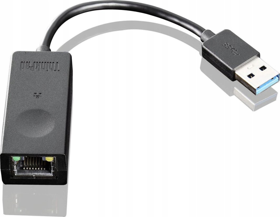 Përshtatës Lenovo USB 3.0 - Ethernet, i zi