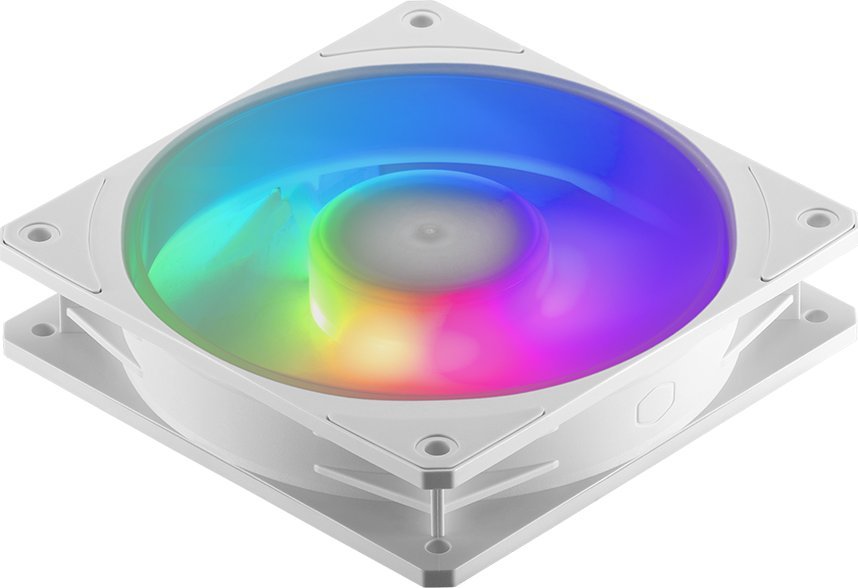 Сет ладилници за компјутер Кулер Мастер Мобиус 120P ARGB, 120 mm, 3 парчиња, бела