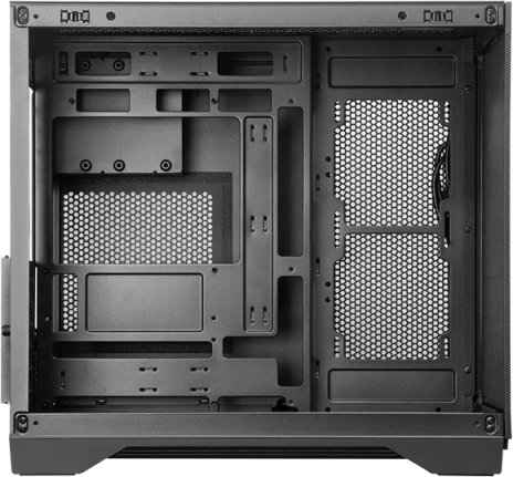 Kути за компјутер Chieftec Visio Air GM-30B-M-FL-OP, ATX Midi Tower, без вентилатор, со прозорец, црна