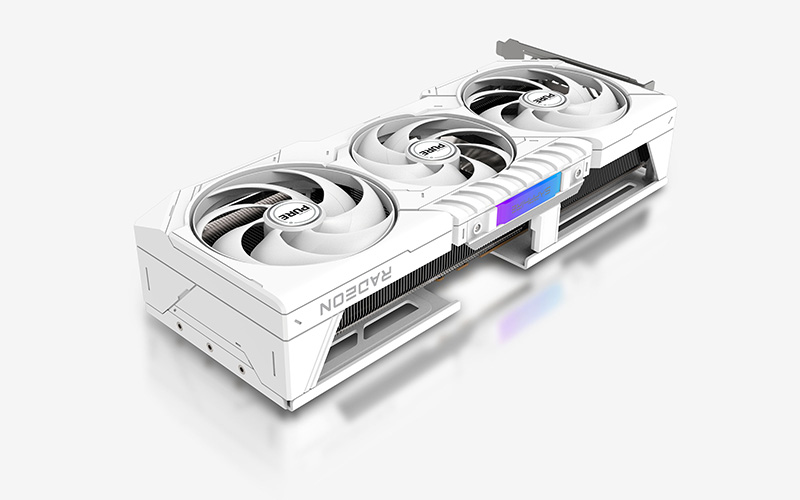 Kartë grafike Sapphire AMD Radeon RX 9070 XT PURE, 16GB GDDR6, e bardhë