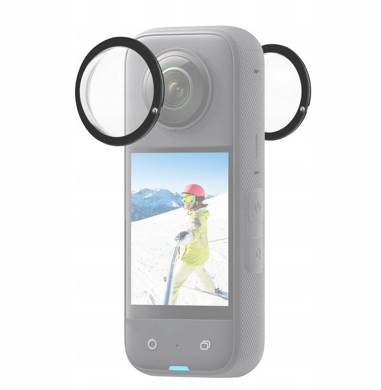 Mbrojtës lente PULUZ për Insta360 X3, set aksesorësh, transparent