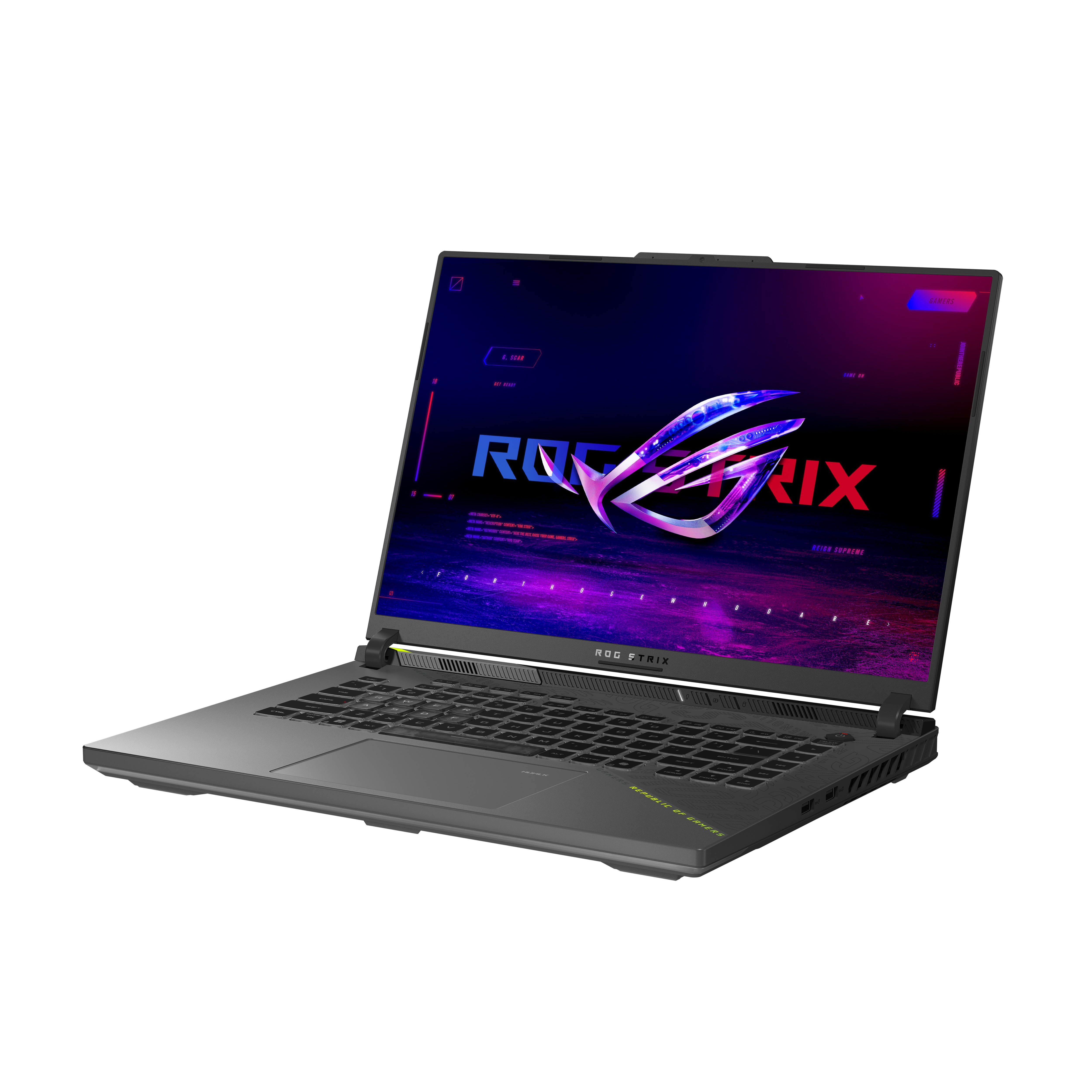 Laptop ASUS ROG Strix G16 16″, Ryzen 9 9955HX, RTX 5060, 32 GB RAM, 1 TB SSD, i hirtë