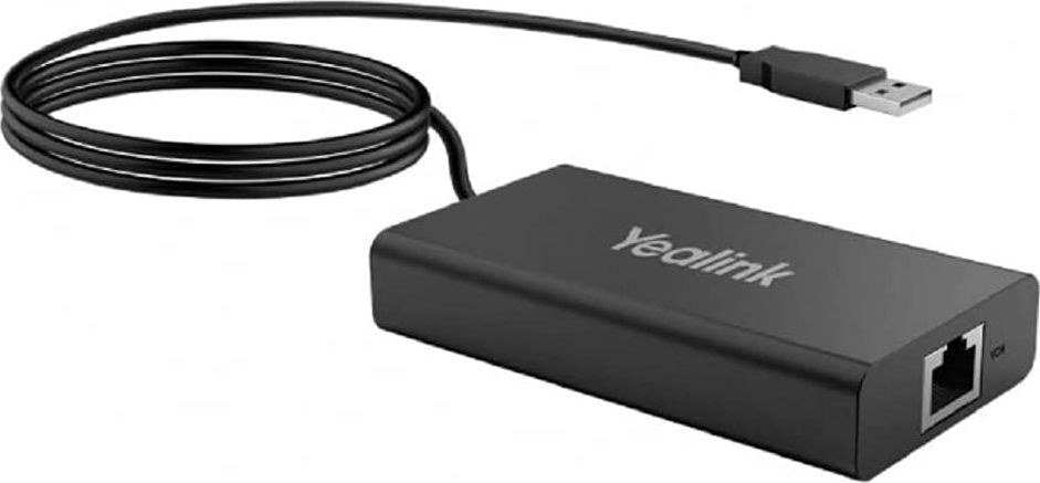 Adaptor Yealink MVC BYOD Extender për Teams Rooms, lidhje USB, për sisteme konferencash, i zi