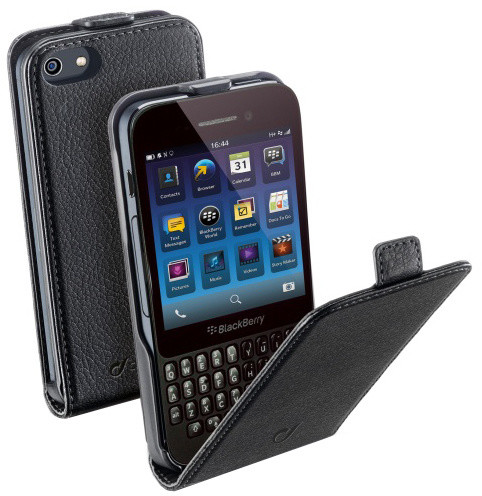 Këllëf CellularLine Flap Essential për BlackBerry Q5, i zi