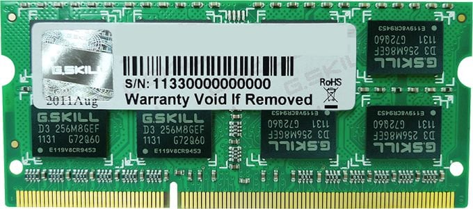 Memorie RAM për laptop G.Skill SODIMM FA-1600C11S-8GSQ, 8GB, DDR3 1600MHz