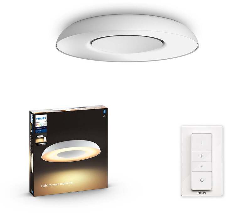 Dritë tavani Philips Still LED, Hue, Bluetooth, 32W, 2400lm 2200-6500K, e bardhë
