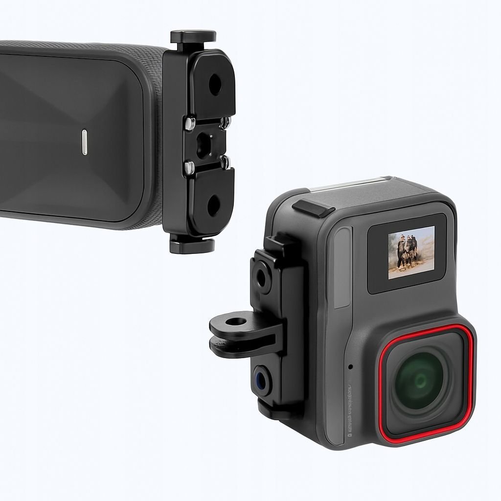 Mbajtës quick release Puluz PU769B, montim 1/4", për GoPro dhe Insta360, i zi