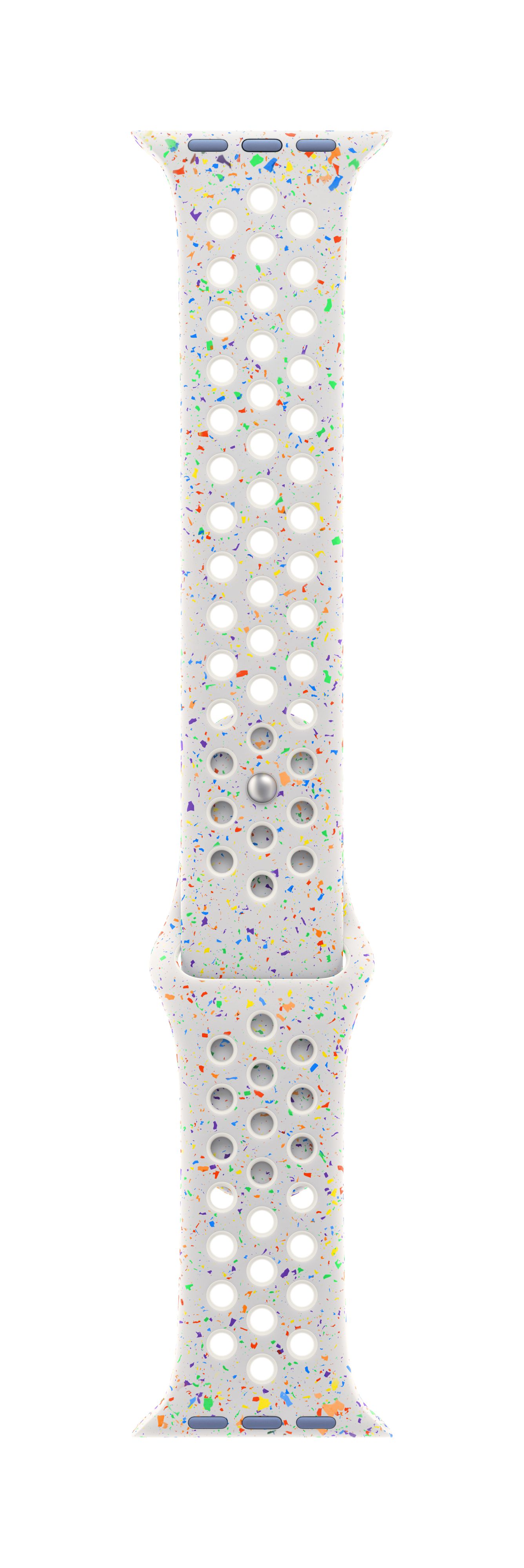 Apple Watch 46mm Nike Sport Band, Pure Platinum Nike Sport Band, M/L