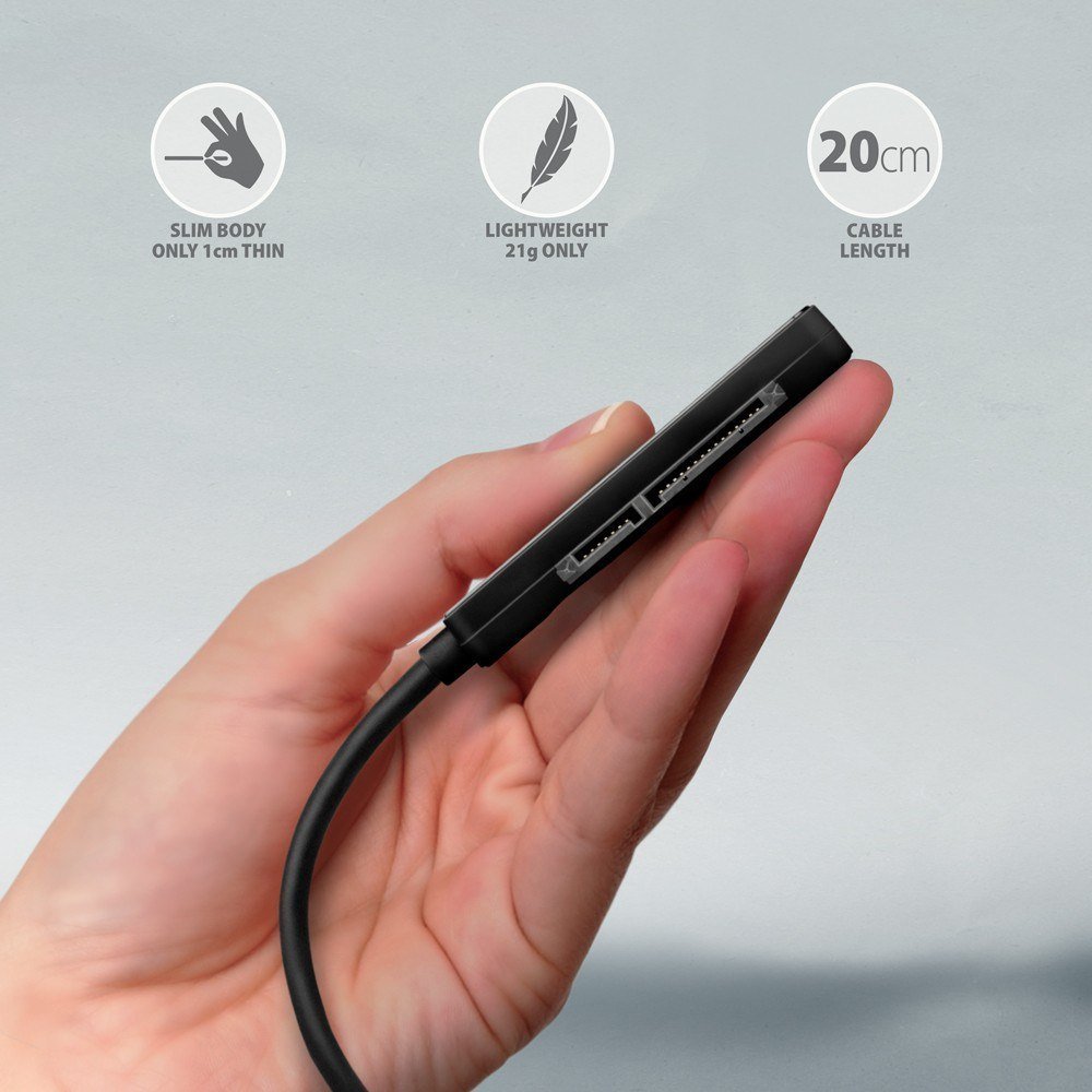 Adapter USB Axagon ADSA-FP2C, USB C 5Gbps, SATA 2.5" HDD SSD, i zi