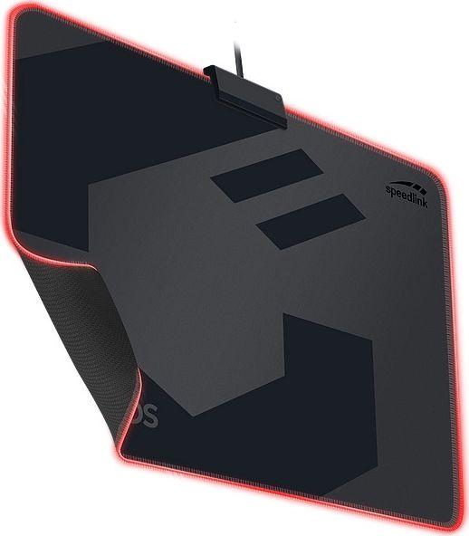Mousepad gaming Speedlink Orios, LED, soft, i zi gri
