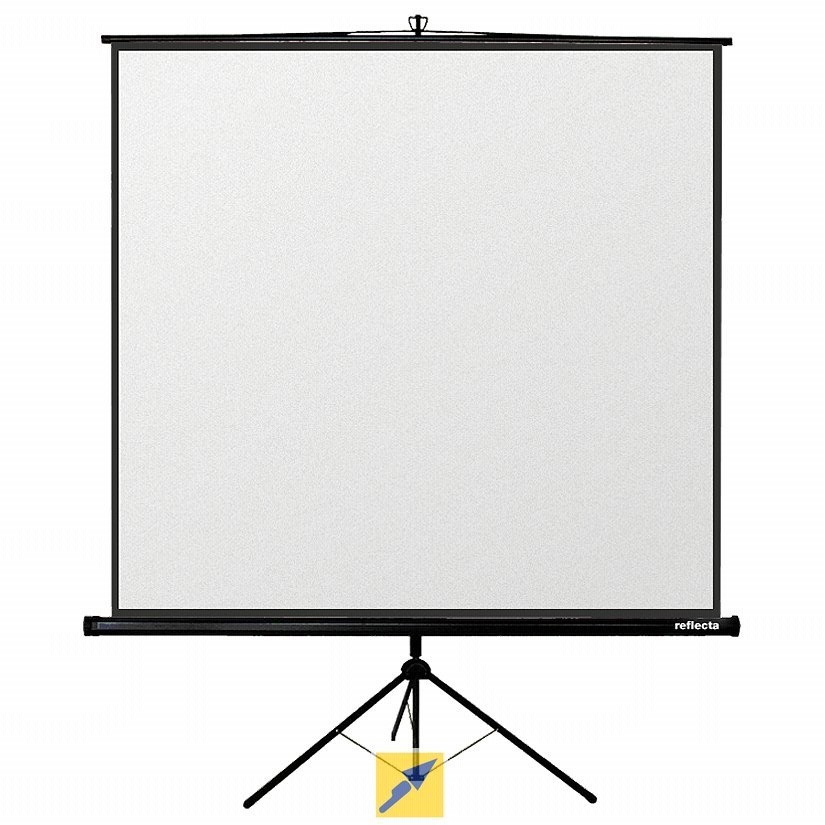 Ekran projekcioni Reflecta 87654 CrystalLine, format 1:1, tripod, i bardhë