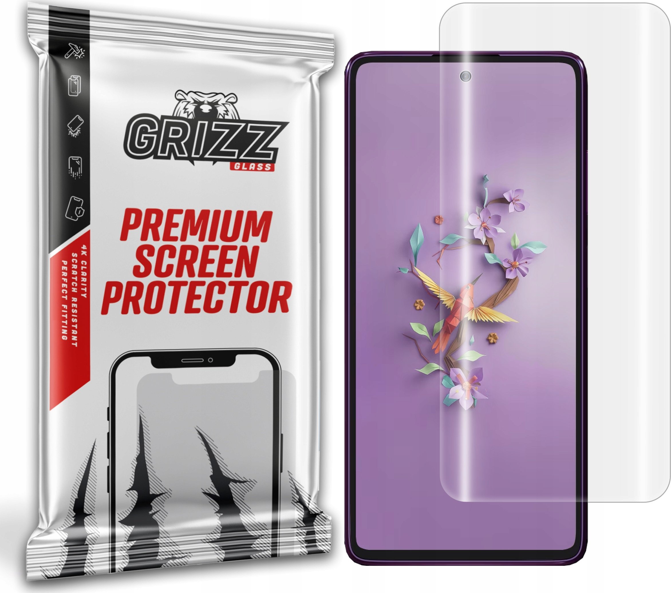 Folje mbrojtëse Hydrogel për HMD Crest Max, transparente