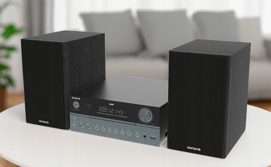 Sistem mikro Hi Fi Aiwa MSTBU 700, 50W RMS, Bluetooth, DAB+ FM, i zi
