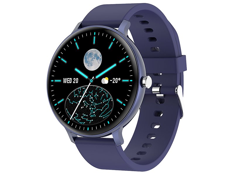Smartwatch Tracer TW10, 1.2" IPS, Bluetooth 5.1, blu navy