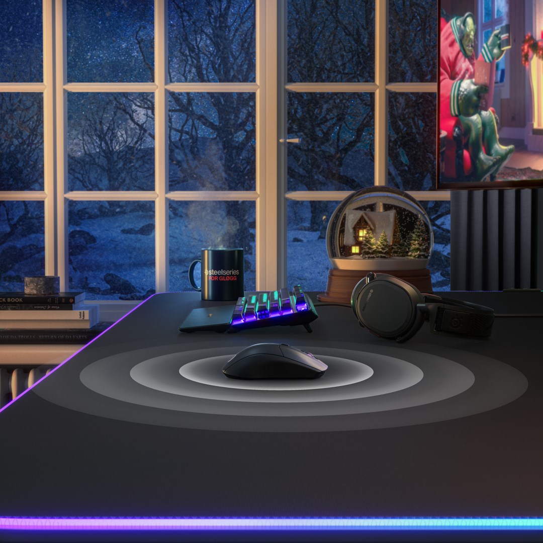 Maus lojërash SteelSeries Rival 3 Wireless, TrueMove Air, i zi