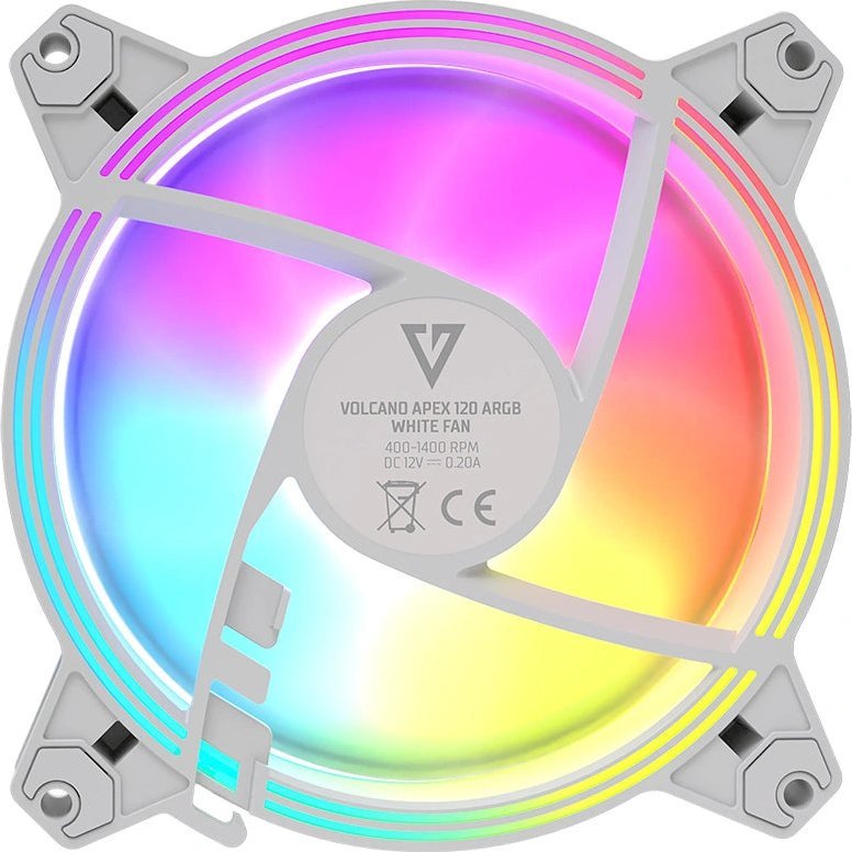 Ventilator ARGB 120mm, ndriçim ARGB, i bardhë